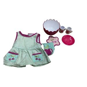 American Girl baking outfit and accessories